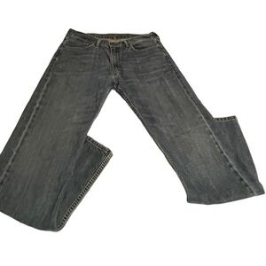 Levi's Jeans 505 Mens 36X32 Blue Denim Pants Mid Rise Regular Straight Fast Ship
